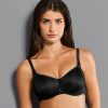 Rosa Faia 5618-001 Women's Lace Rose Black Padded Non-Wired Soft