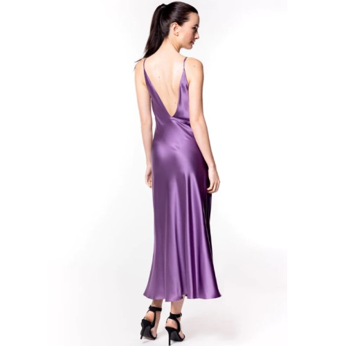 Silken Gown in Violet by Christine