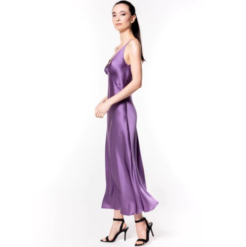 Silken Gown in Violet by Christine