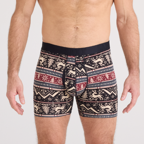 DropTemp® Cooling Cotton Boxer Brief 6" Holiday Set by SAXX - Image 2