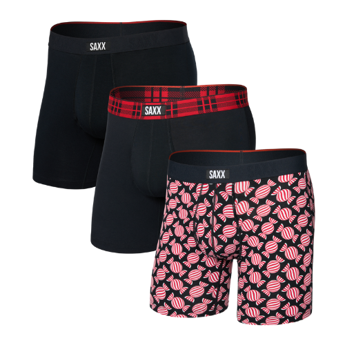 Vibe Xtra Soft Comfort Boxer Brief 6" Holiday Set by SAXX