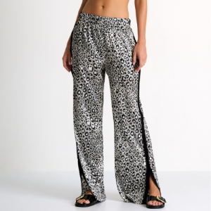 Straight-leg Silk Pants by Shan Swim