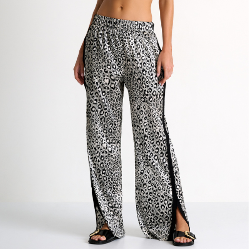 Straight-leg Silk Pants by Shan Swim